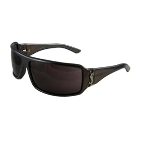 Yves Saint Laurent sunglasses with case, Kaki frame with kaki lens (style 1, low profile frame)