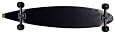 Moose Complete Longboard (9" x 47.75", Black,  70mm Black Wheels)