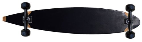 Moose Complete Longboard (9 x 47.75, Black,  70mm Black Wheels)
