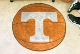 NCAA TENNESSEE VOLUNTEERS BASKETBALL SHAPED DOOR MAT RUG