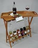 Portable Wood Wine Rack System Honey Oak - Rosi