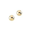 14K Yellow Gold 4 MM Children's Ball Earrings