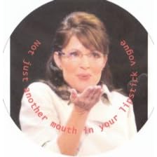 Sarah Palin Lipstick Vogue Refrigerator Magnet