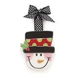 Ceramic Snowman Small Ornament Frosty Holiday Gift Party Christmas