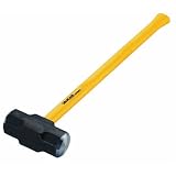 Truper 30929 8-Pound 36-Inch Sledge Hammer, Fiberglass Handle with Rubber Grip