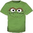 Bioworld Youth Sesame Street Oscar The Grouch Face T-shirt