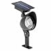 Malibu Solar Plastic Flood Landscape Light with Three White LED