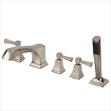 Fontaine Patera Roman Bath Tub Faucet, Brushed Nickel - FF-PATRT-BN