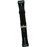 Genuine TIMEX Mens Black Rubber Strap, 20mm wide end-piece, width 18mm, length 7 -1/2