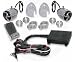 HOGTUNES HANDLEBAR MOUNTED SPEAKER SYSTEM W/50W AMPLIFIER WITH MAXXBASS