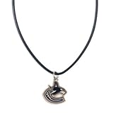 Vancouver Canucks Official Logo 18" Leather Necklace