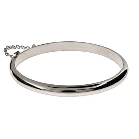Sterling Silver Baby Bangle Bracelet