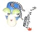 Maple Story Blue Snail Keychain