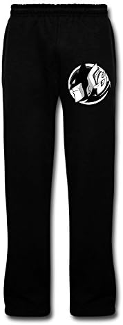 PTCY Men's Sweatpants Joker Mix Mask Man Customized Black Size 3X