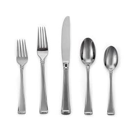 Gorham Column Frosted Stainless Flatware 3-Piece Hostess Set
