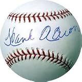 Hank Aaron MLB Baseball Signed in Blue