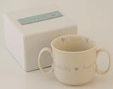 Little Star - Two Handle Baby Mug In Keepsake Box (Blue)