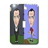 Londons Times Funny Panel Hollywood Cartoons - Nick At Night - Light Switch Covers - single toggle switch