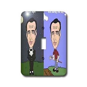 Londons Times Funny Panel Hollywood Cartoons - Nick At Night - Light Switch Covers - single toggle switch