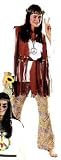 Love Child Adult Hippie Costume (Headpiece and Peace Necklace not included)