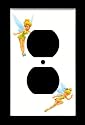 TINKERBELL TINKER BELL 2-PLUG OUTLET WALL PLATE