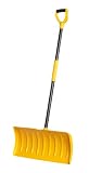 Erapro HD-3 26-Inch Poly Blade Heavy Duty Snow Shovel/Pusher With 42-Inch Lacquered Hardwood Shaft Cushion Shaft Grip