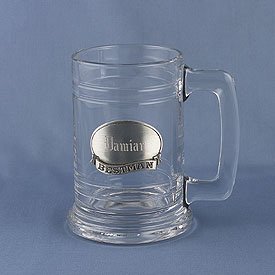 Best Man Pewter Plate Mug by SHOPZEUS