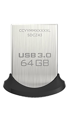 SanDisk Ultra Fit 64GB USB 3.0 Flash Drive (Newest Version)