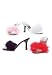 3.5 inch Heel Marabou Slippers Women's Size Shoe With Matching Marabou Feathers 3.5 inch Heel Marabou Slippers Women's Size Shoe With Matching Marabou Feathers