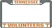 Tennessee Volunteers Chrome License Plate Frame