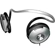 Coby Neckband Digital Stereo Headphone with Bonus Earphones and Carrying Case CV231SVR (Silver)