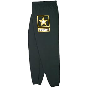 Army Star Logo - Black Sweatpants