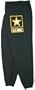 Army Star Logo - Sweatpants, Black, XX-Large
