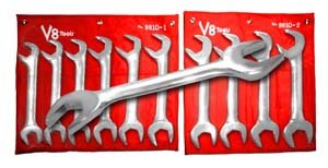 V8 Tools (V8 9810) 10 Piece Jumbo Angled Wrench Set