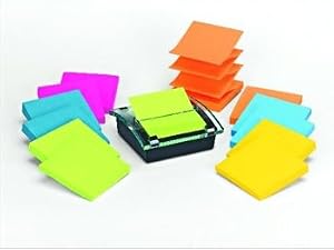 Post-it Sheet Super Sticky Note and Dispenser Value Pack, 3 x 3 Inches, 90-Sheet Pad (12 Pack)
