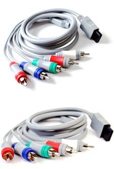 Nintendo Wii High Resolution AV / HDTV / EDTV Component Cable
