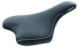Velo Herren Fahrradsattel Plush Vacuum Comp, dark grey, 275x145 mm
