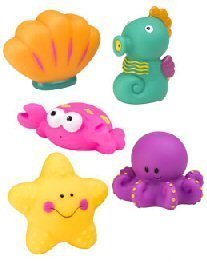 Childrens Toyshop  Toys : Cuckoo Alex Rub a Dub Ocean Squirters for the Tub bath toy