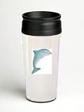 16 oz. Double Wall Insulated Tumbler with dolphin - Paper Insert