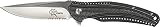 Columbia River Knife and Tool's Ken Onion Ripple K405KXS Serrated Edge, Charcoal