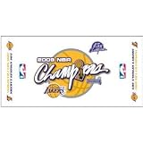 Los Angeles Lakers 2009 NBA Champions White 30" x 60" Beach Towel