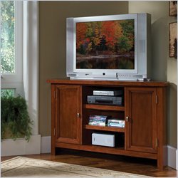 Home Styles 5532-07 Hanover Corner TV Credenza, Cherry Finish