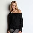 Bella Triblend Sponge Fleece Slouchy Wideneck Sweatshirt