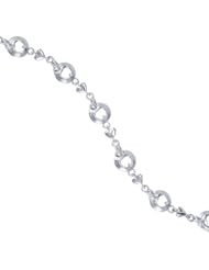 Sterling Silver Hearts of Promise Diamond Bracelet - 7.5 Inch