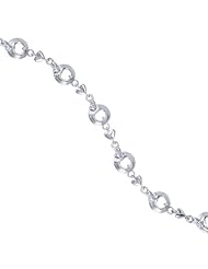 Sterling Silver Hearts Of Promise Diamond Bracelet