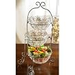 Fifth Avenue Crystal 3 Tier Portico Buffet Server Set