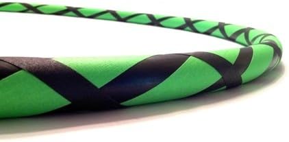Original Trifecta Weighted Hula Hoop (Lightning Sky Green)3 Hoops in 1 (36"-40" "BREAK AWAY" 2 hoops in 1)