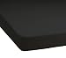 Dormisette 037/682 Universalgröße 90/190 100/200 cm Fein Jersey-Spannbetttuch Farbe schwarz