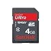 Sandisk Ultra SDHC 4 GB Class 4 Flash Memory Card (SDSDH-4096)