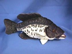Black Crappie Plush Toy 12.5" Long